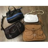 A collection of four Leather handbags - NO RESERVE