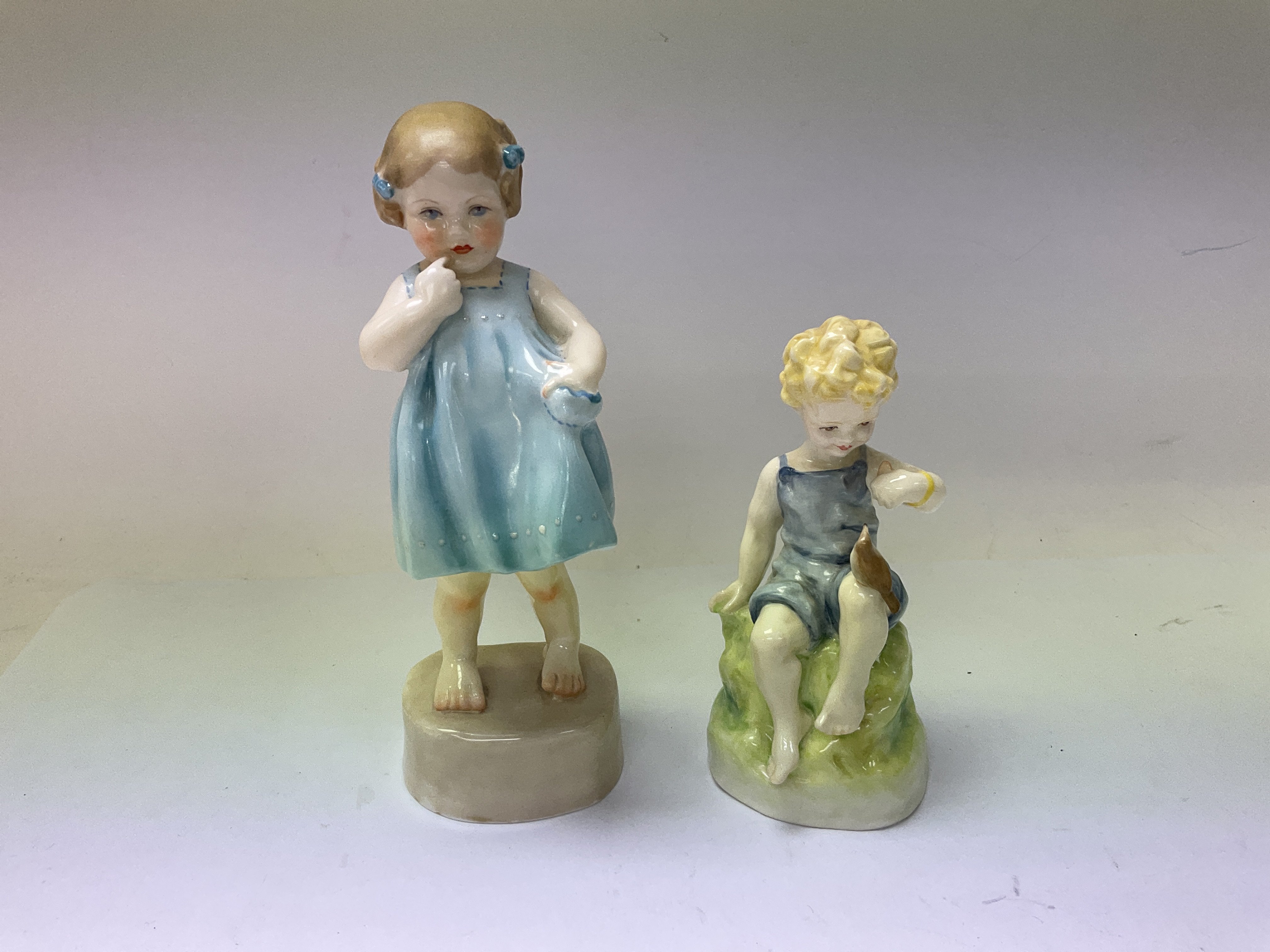 2 Royal Worcester figurines modelled by F.G.Dought