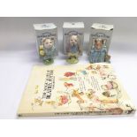Three boxed and mint Beatrix Potter figures togeth