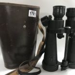 A cased pair of Barr & Stroud Binoculars