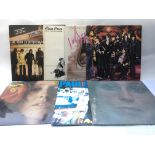 Seven country rock & pop LPs by various artists in