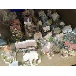 A collection of unboxed Lilliput Lane cottages (a