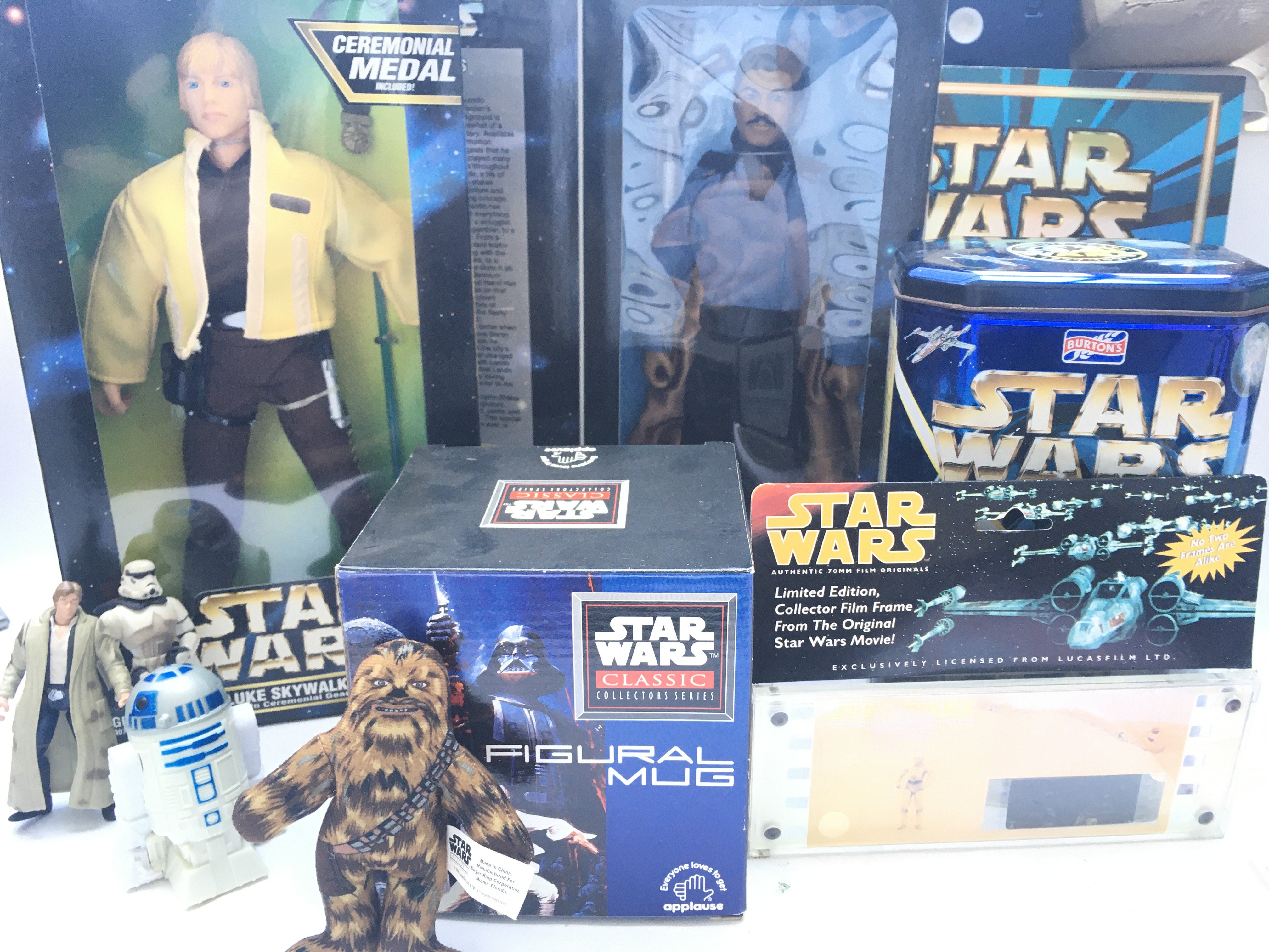 A Collection of Star Wars Merchandise, including 2