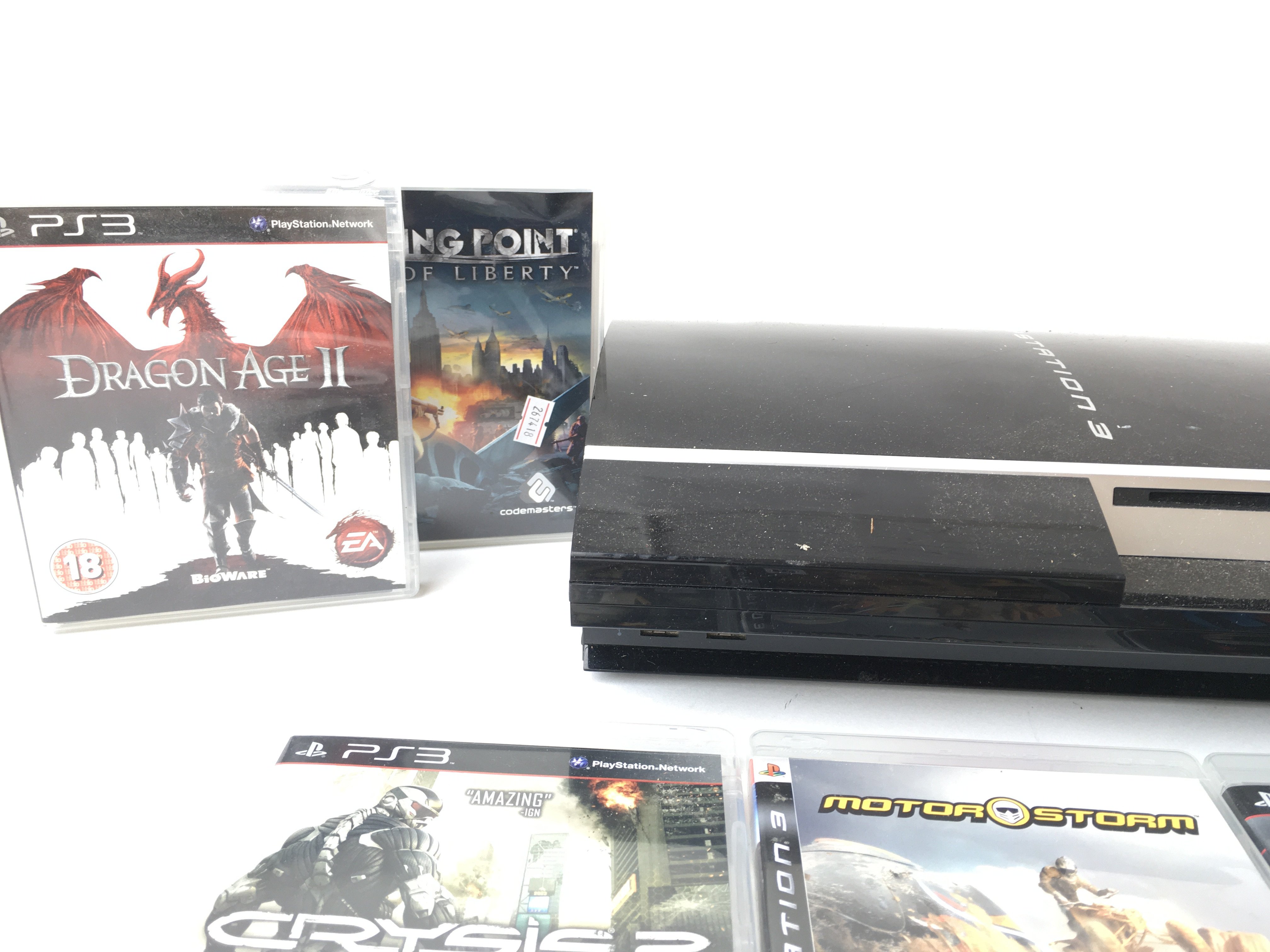 A Sony PlayStation 3 with a Collection of Games. - Image 2 of 4