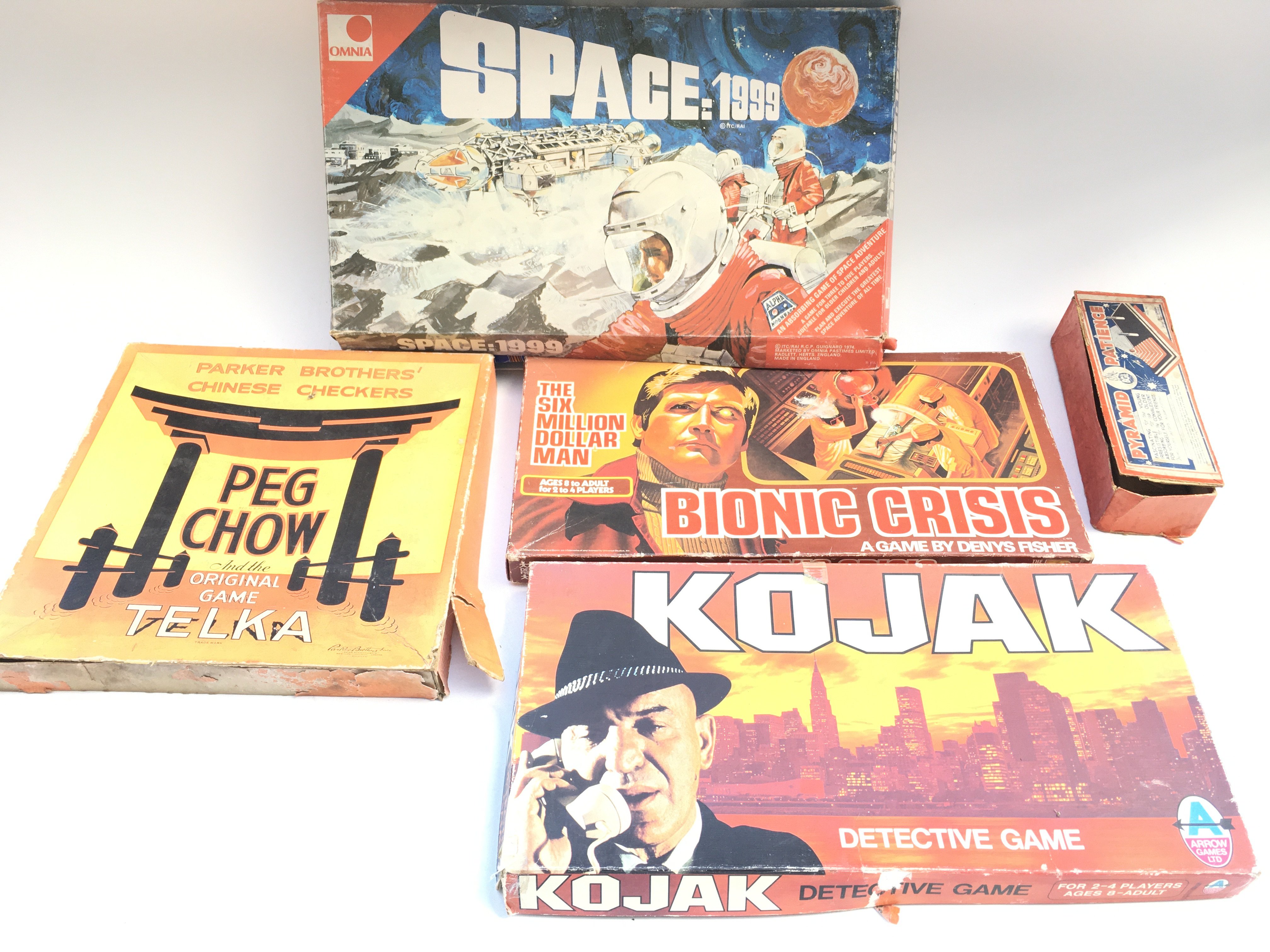 Collection of five vintage games.