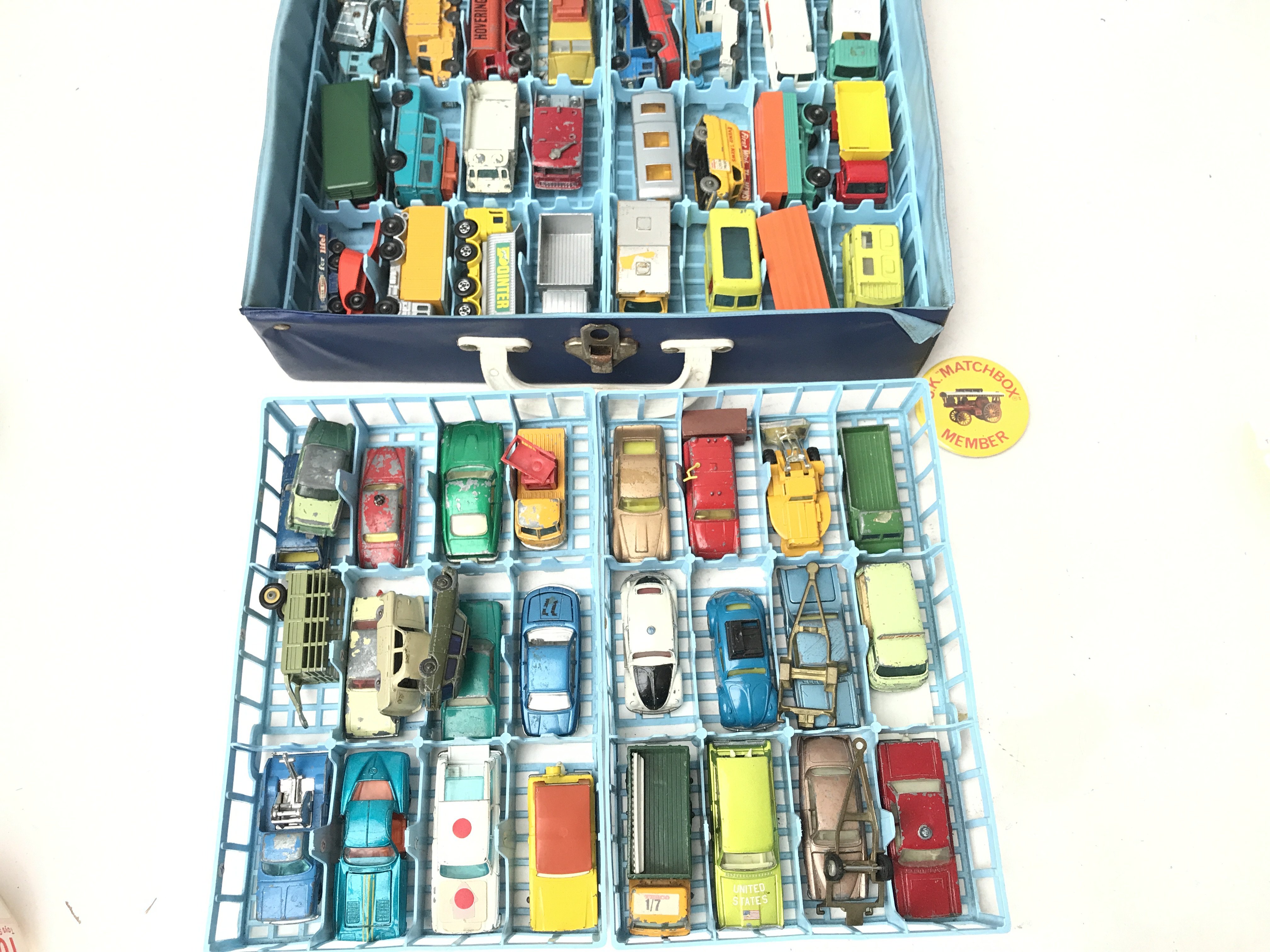 A Matchbox Collectors Case with Die-Cast Cars incl