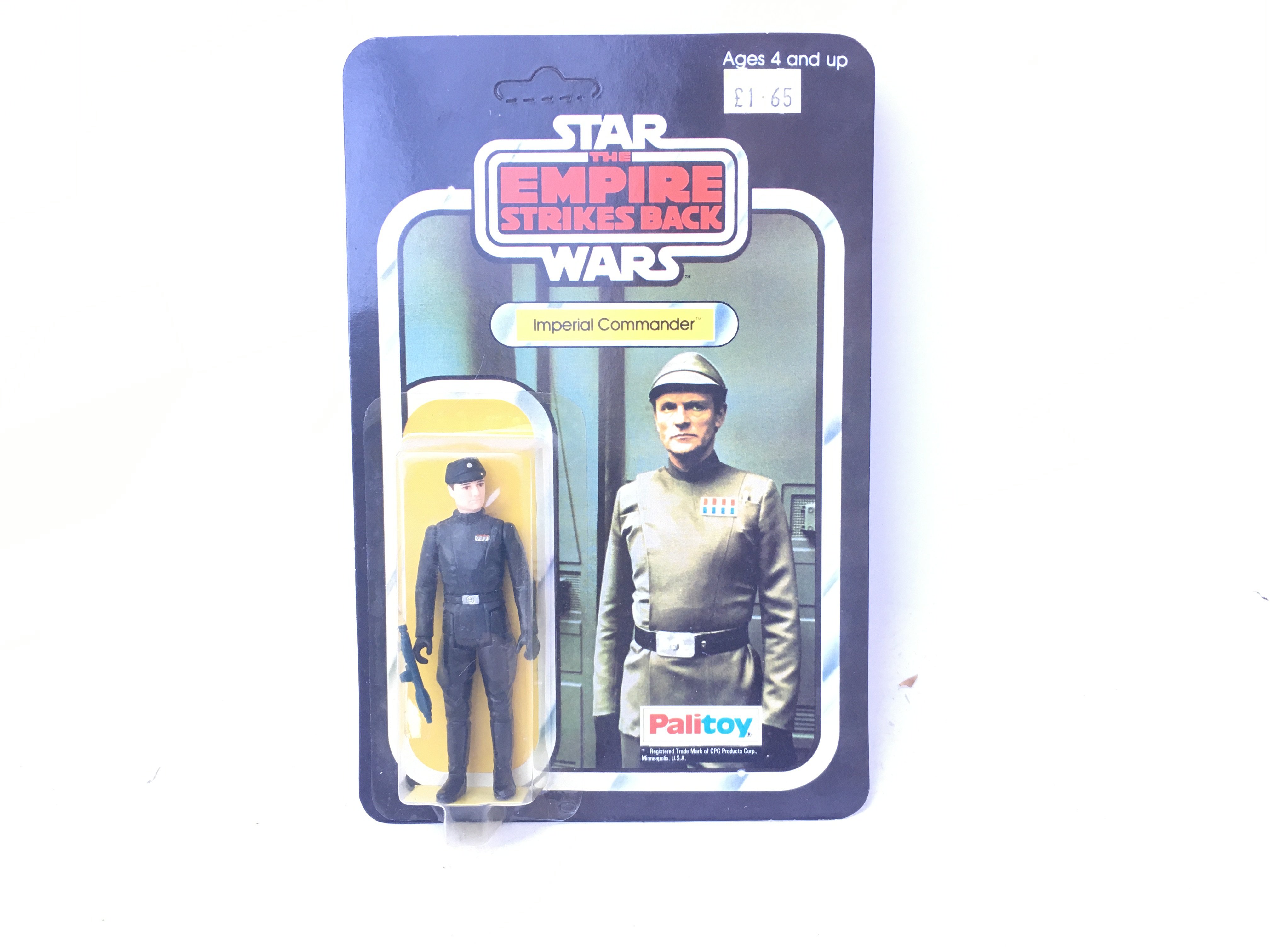 A Carded Star Wars Imperial Commander by Palitoy