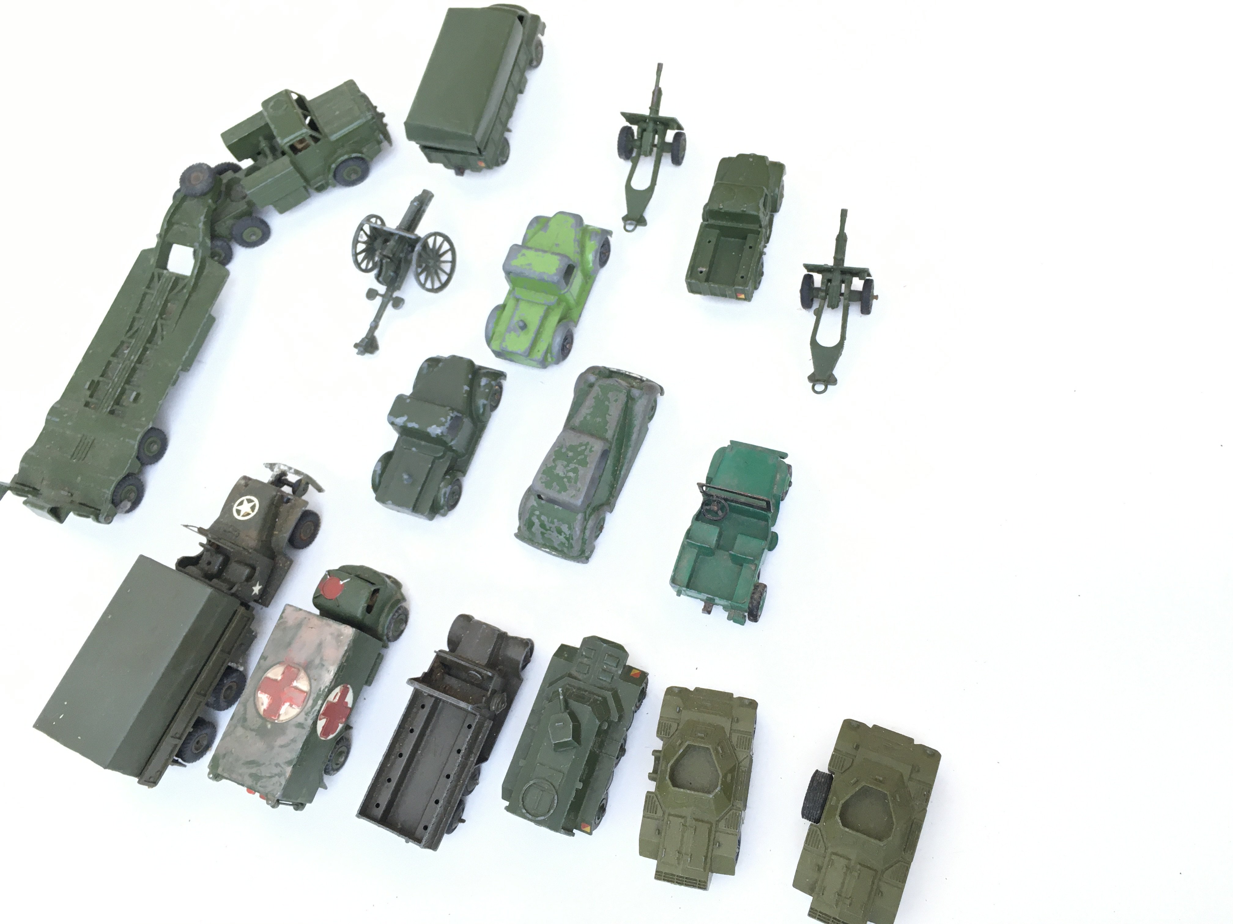 A Box Containing a Collection of Military Vehicles - Image 3 of 3