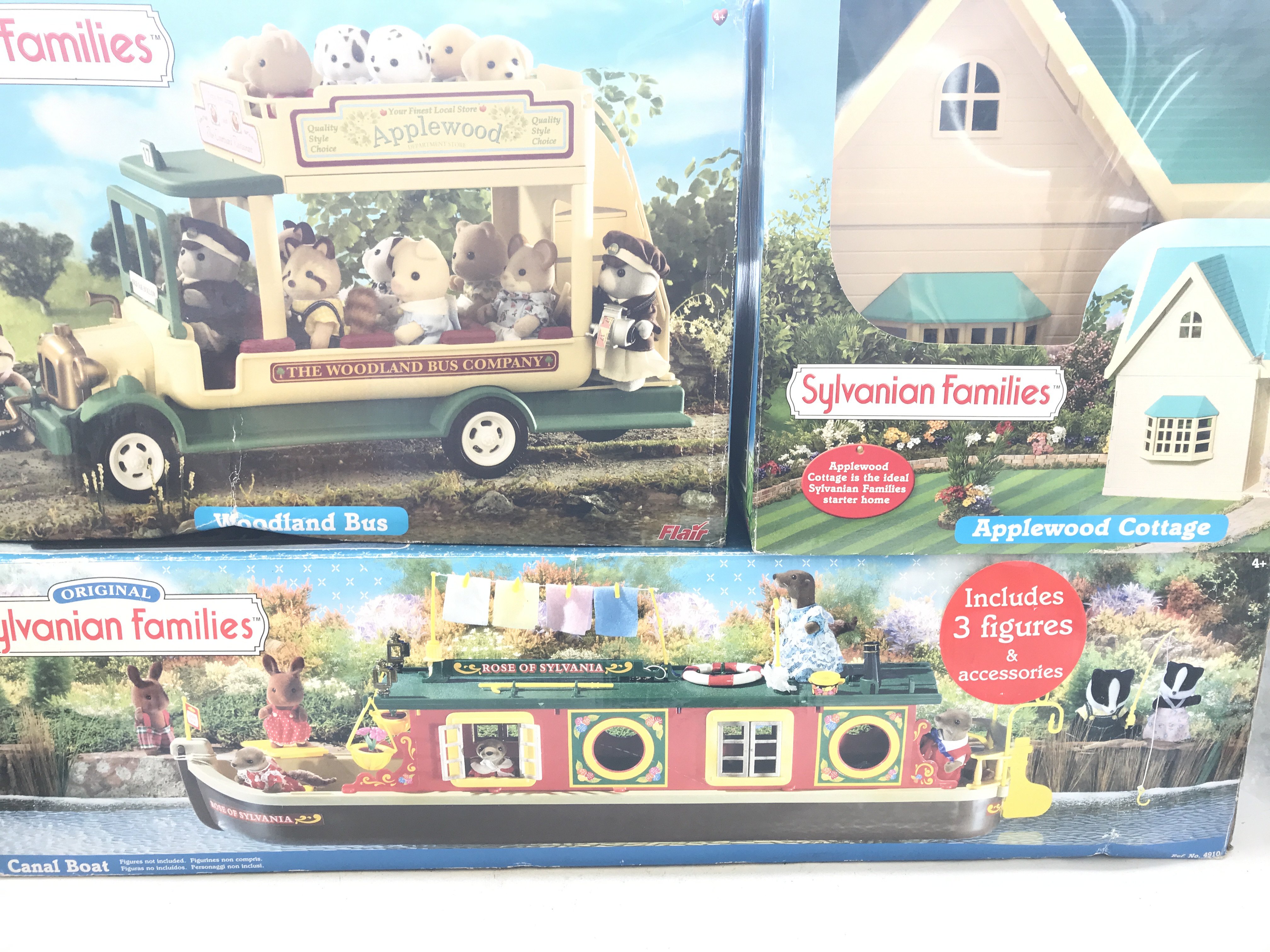 3 x Boxed Sylvanion Families Playsets including Wo