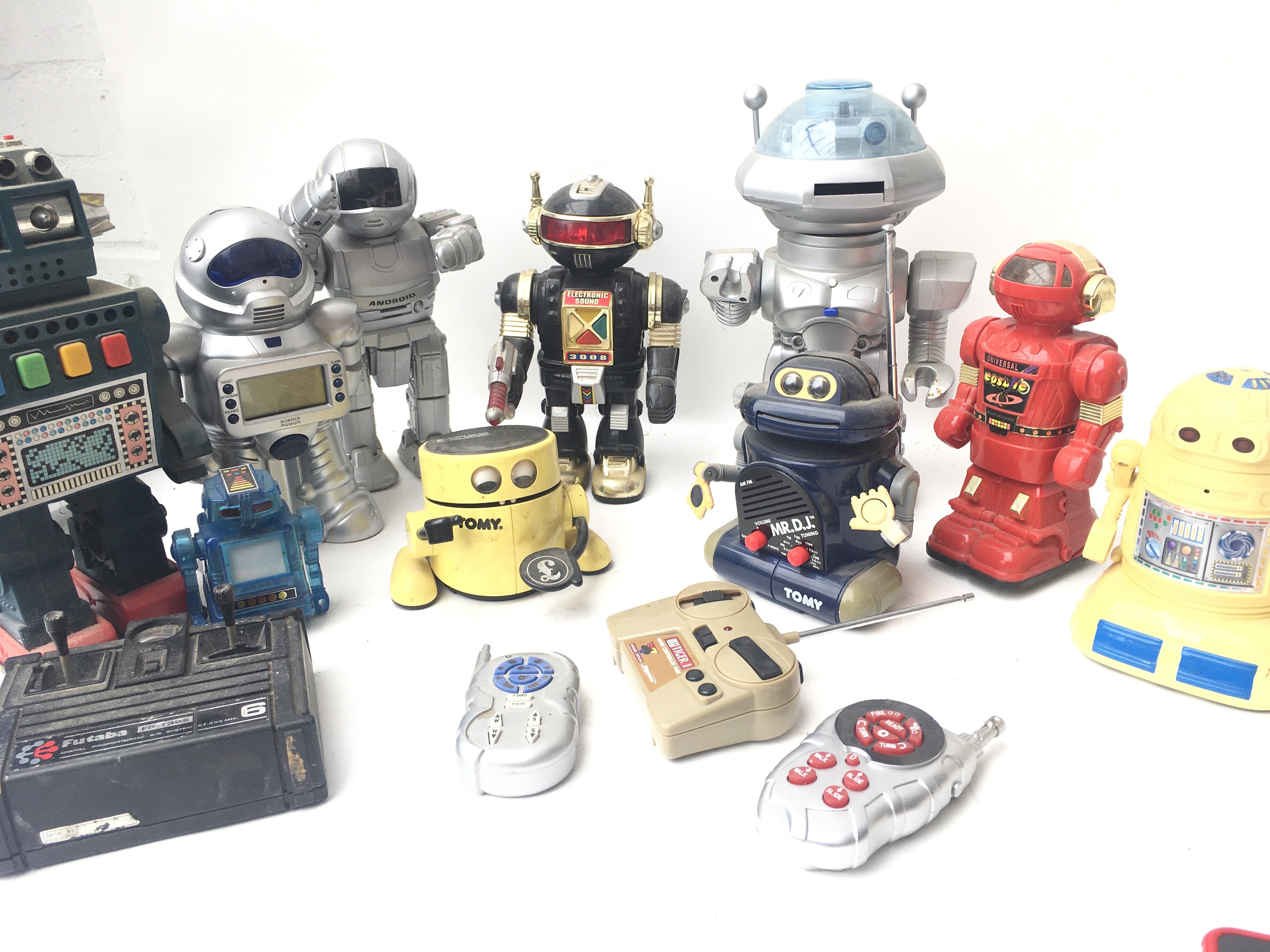 A Collection of Various Robots including Tommy Mr.