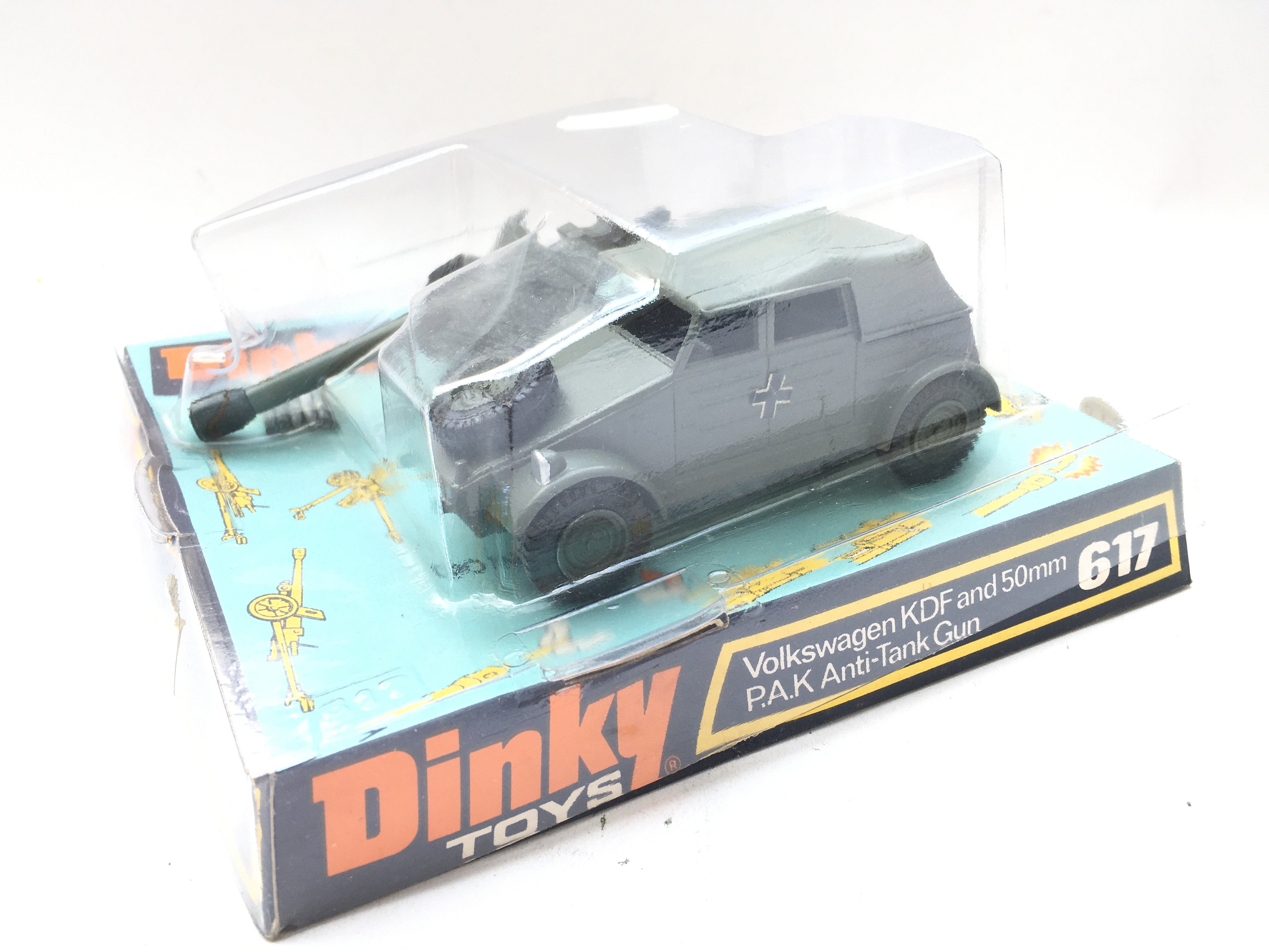 A Boxed Dinky toys Volkswagen KDF and 50 mm P.A.K