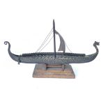 A Viking Hoon on a Stand. Approximate height 14cm