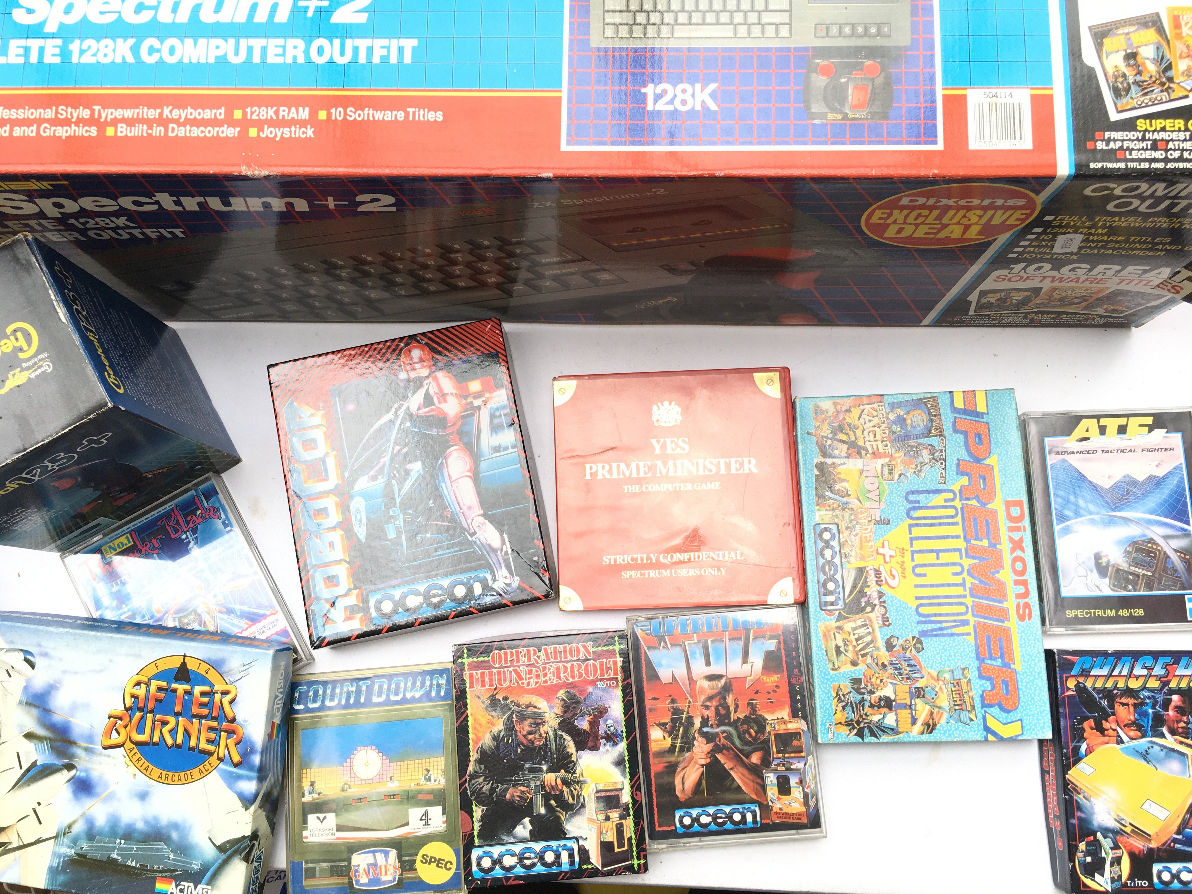 A Boxed ZX Spectrum +2 with games and Joystick.(2) - Image 3 of 3