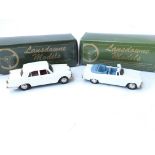 2 X Lansdowne Models including LDM 13 1963 Hillman Superminx and LD 6 1961 Wolseley 6/119. Both