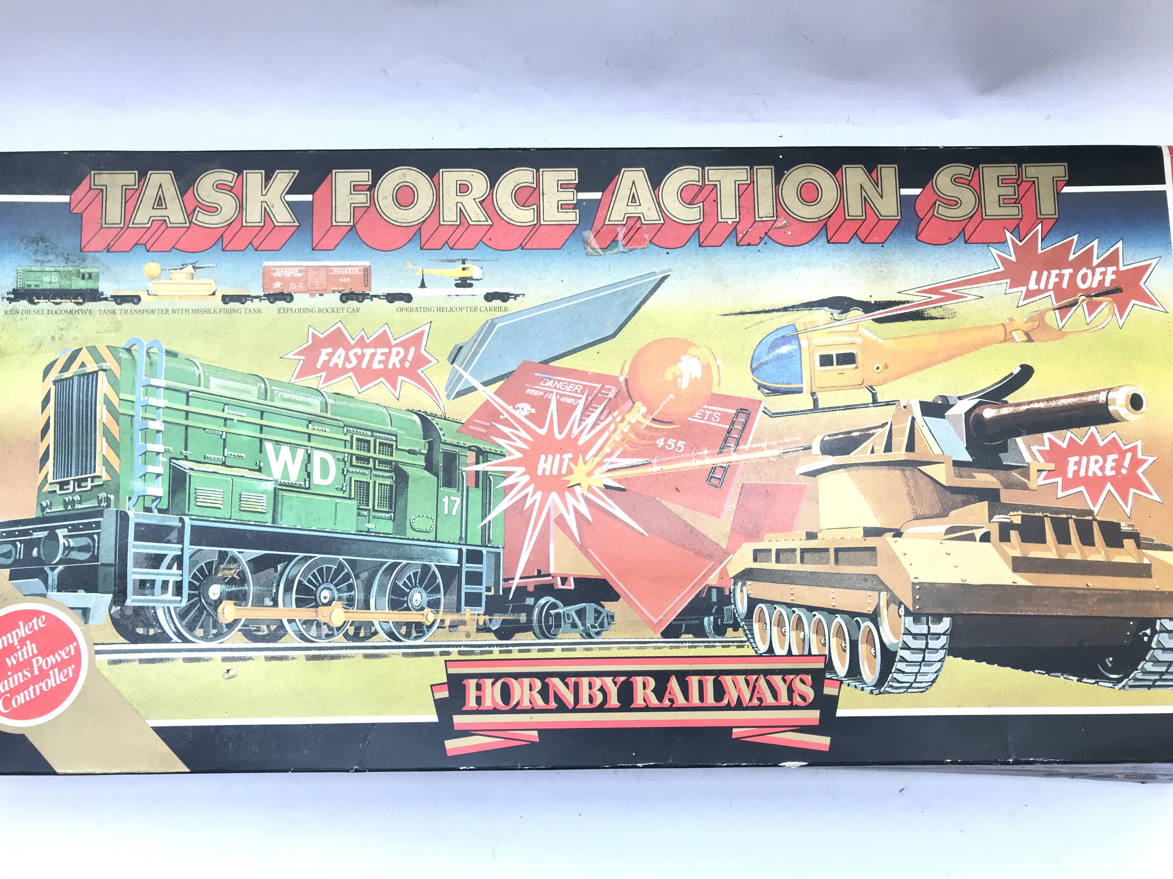 A Boxed Hornby Task Force Action Set. Appears to b