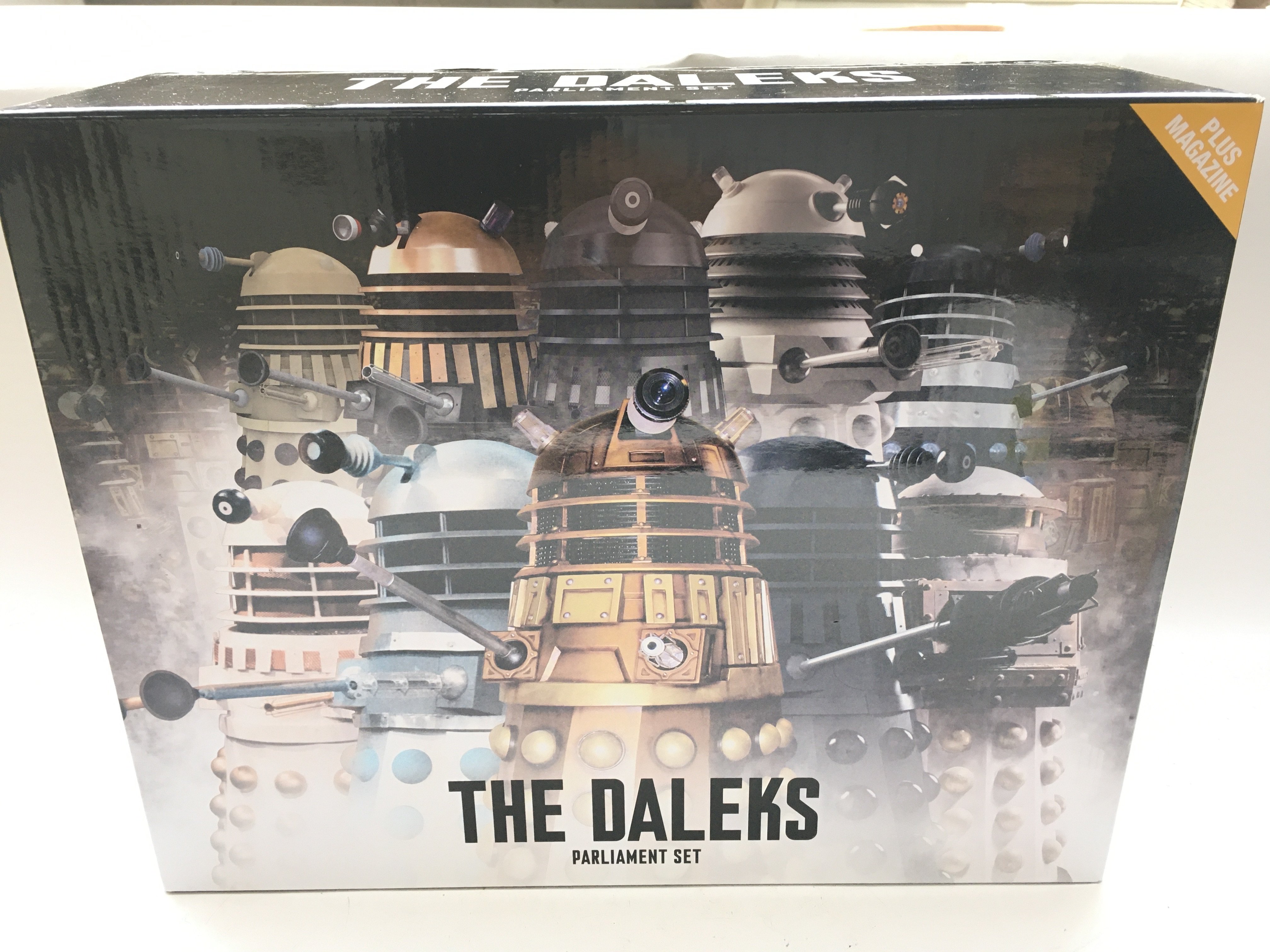A Doctor Who The Daleks Parliament Set. Boxed and