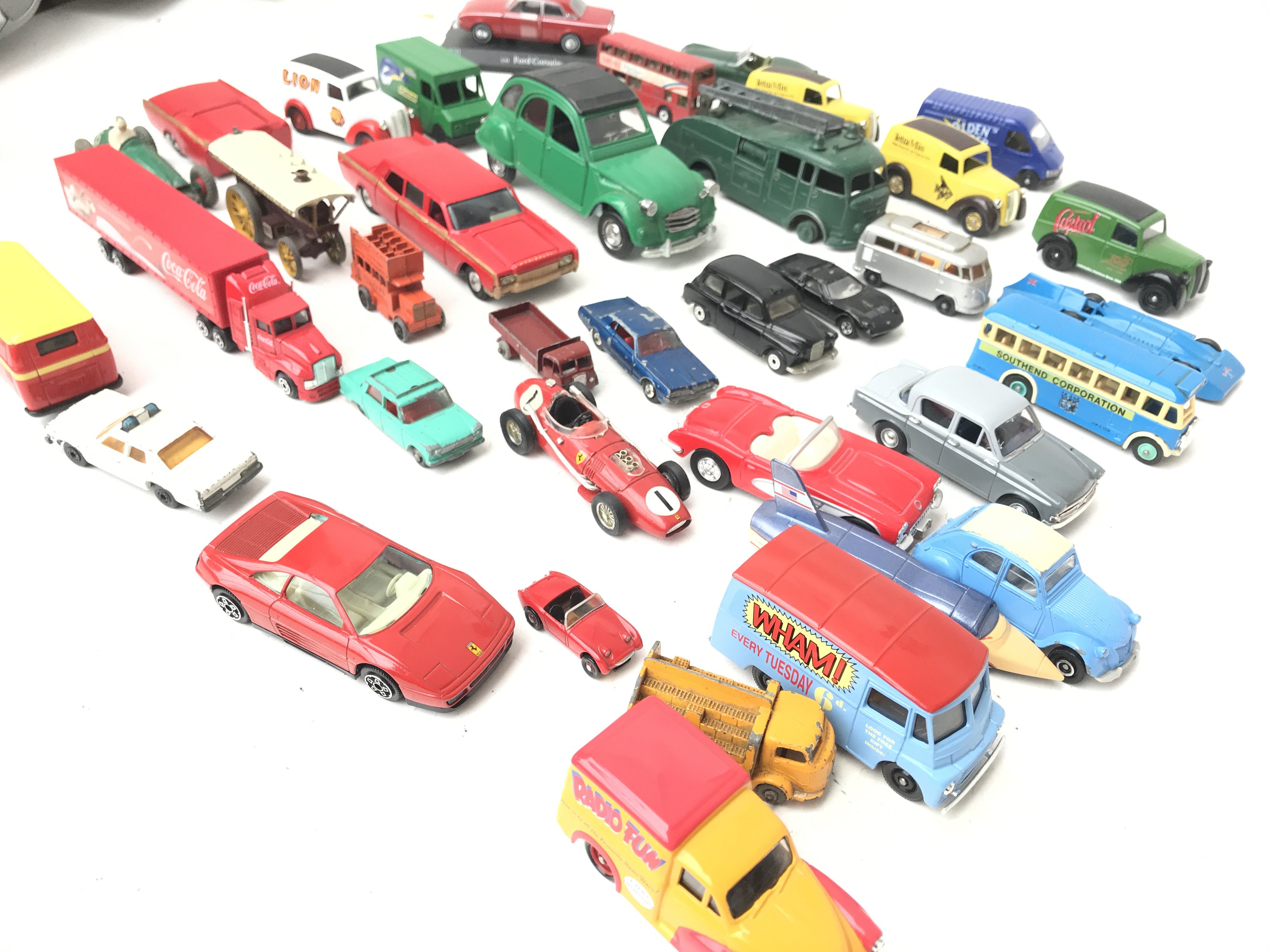 A Collection of Playworn Vehicles including Dinky. - Image 2 of 2