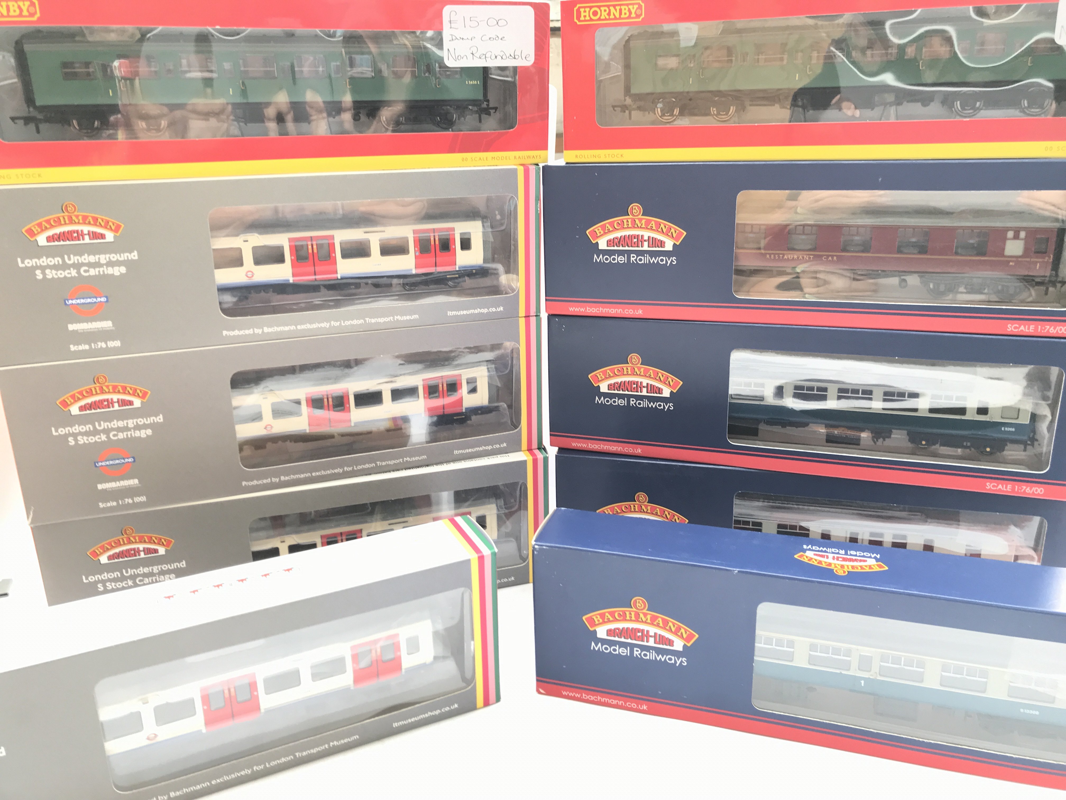 A Box Containing collection of Bachmann and Hornby