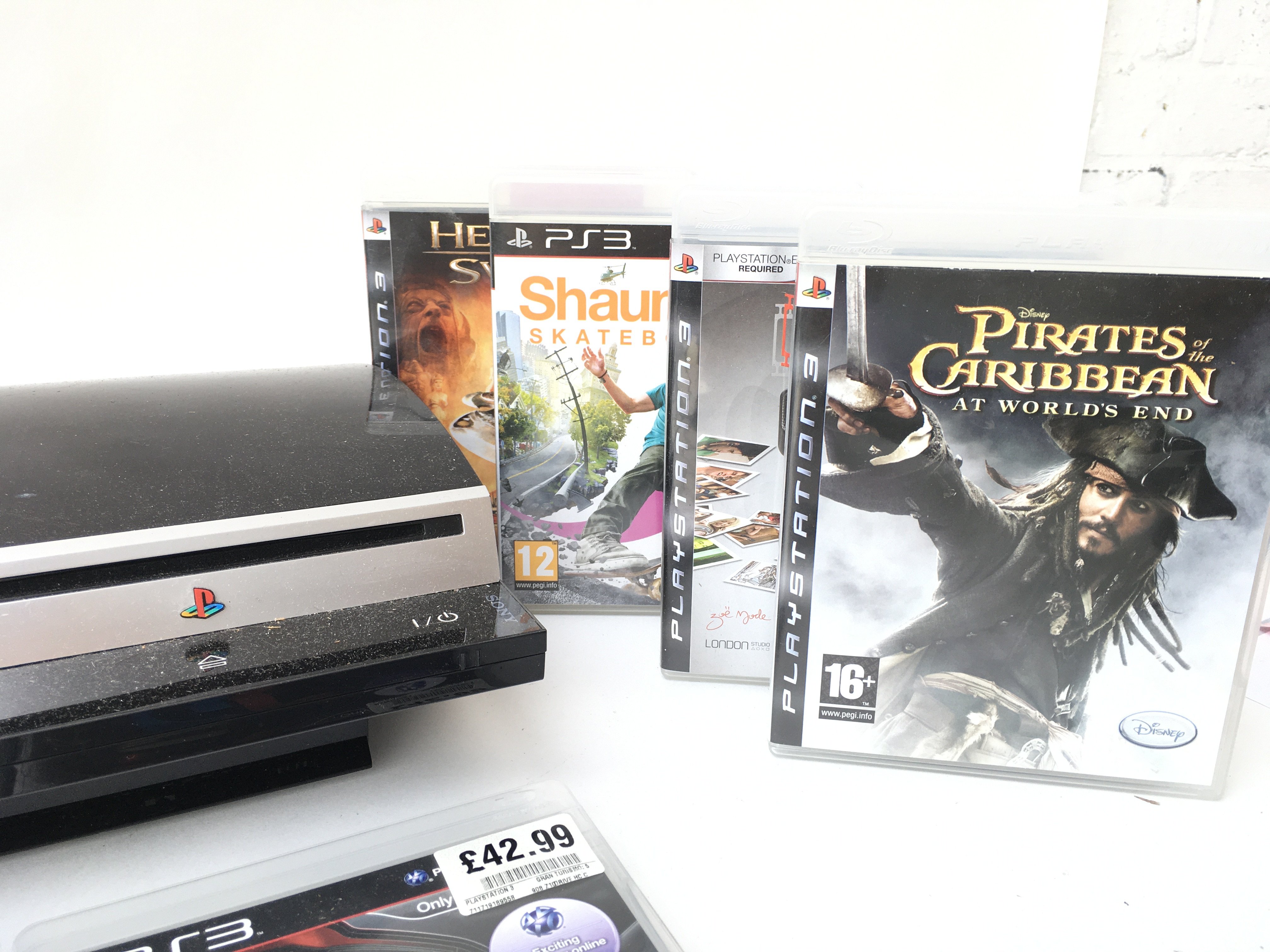 A Sony PlayStation 3 with a Collection of Games. - Image 3 of 4