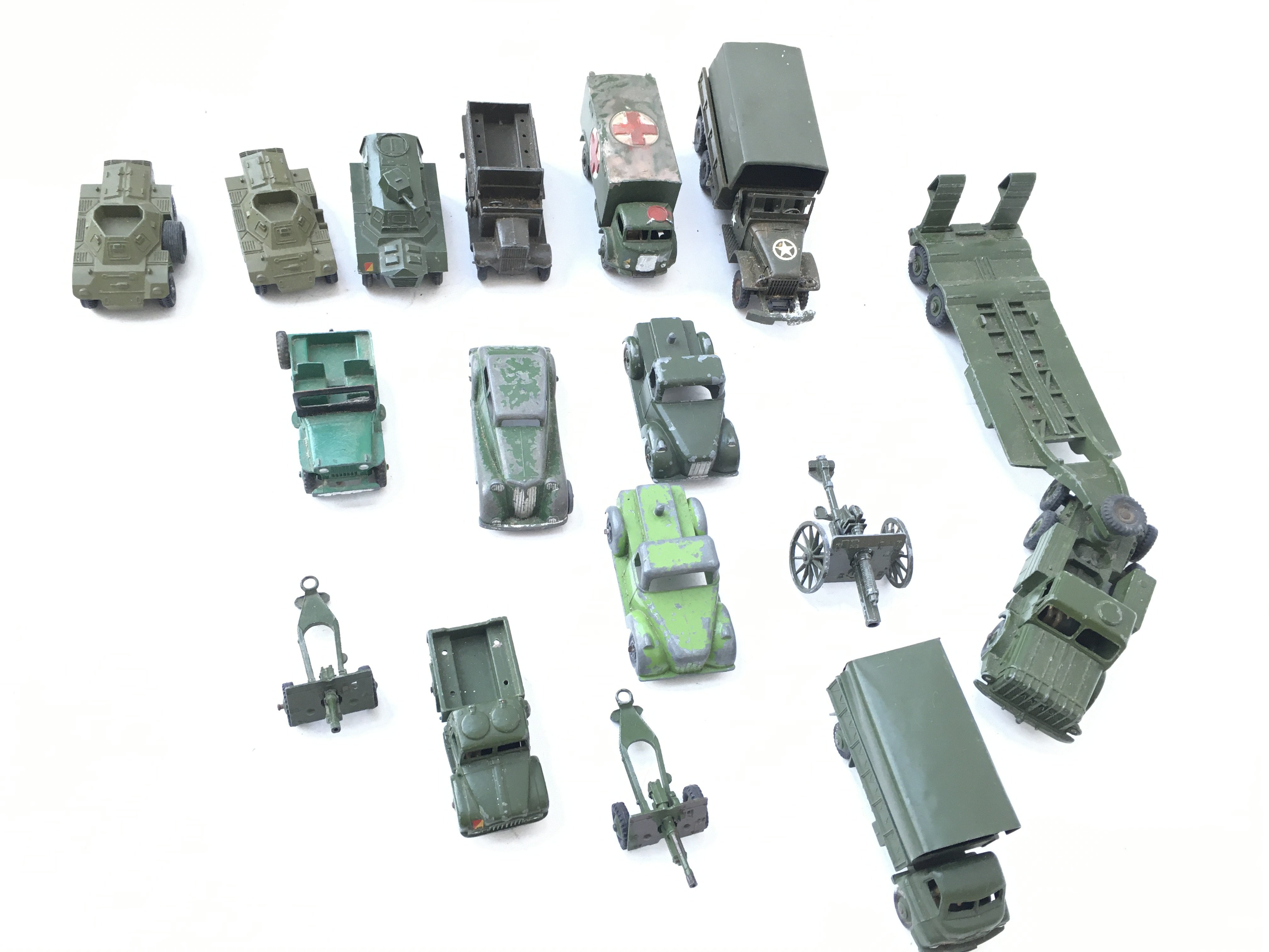 A Box Containing a Collection of Military Vehicles - Image 2 of 3