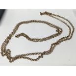 A 9 ct gold link chain 20 grams