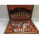 A canteen of Kings pattern cutlery.