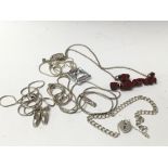 A collection of silver jewellery, weighing approximately 36g - NO RESERVE