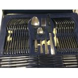 A cased Solingen cutlery set .