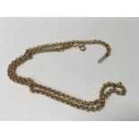 A 9 ct gold chain 7.5 grams