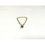 9ct Heart Link Bracelet. 9.05 grams.