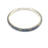 A Quality Antique Chinese silver bangle decorated