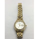 A ladies Citizen watch with mother of pearl effect