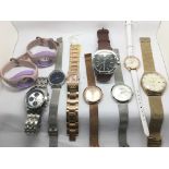 A bag of mixed watches, various makes including Ja