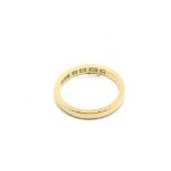 A 22ct gold wedding band, approx 2.9g and approx s