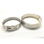 A Quality Modern design continental silver bracele