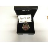 AVI-8 wristwatch boxed.