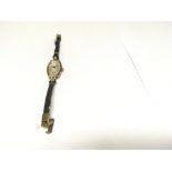 9ct gold watch.