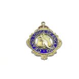 A silver and enamel lodge badge - NO RESERVE