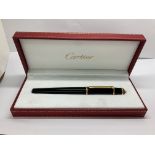 A Cartier fountain pen with original box