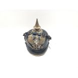 WW1 Imperial German landwehr Pickelhaube. Small fi