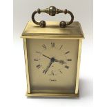 A brass cased carriage clock - NO RESERVE