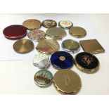 A box containing a mixture of compacts - NO RESERVE