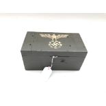WW2 German wooden box. The box is period the decal