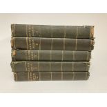 Cassells 5 Volumes of Old and New London by Walter