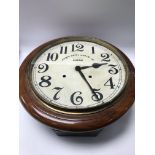 A Anglo Swiss watch co . Admiral wall clock the ci