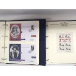 Four albums of royal family stamps including a Pri