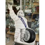A cardboard cut out Michelin man, Approx 5ft.
