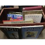 A box of art books - NO RESERVE