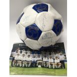 A signed 1983-84 Tottenham Hotspur football includ