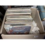 A collection of records inc 45rpms, Lps and compil